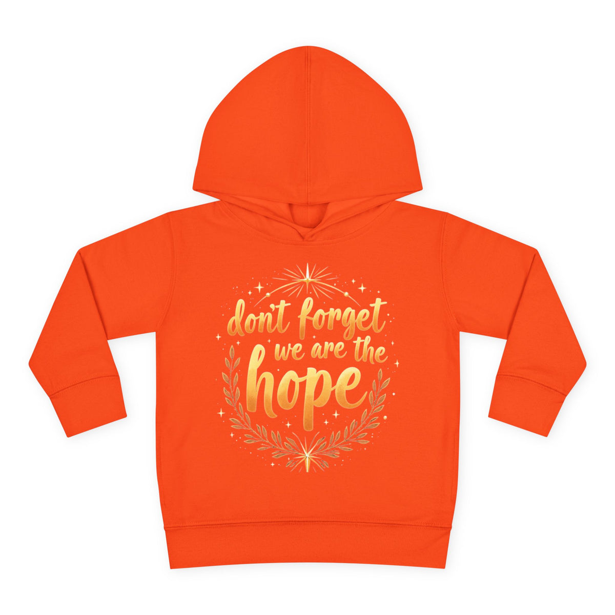 Hopeful Toddler Pullover Fleece Hoodie, Cute Youth Sweatshirt, Inspirational Kids Gear, Cozy Children’s Apparel, Perfect Gift for Birthdays
