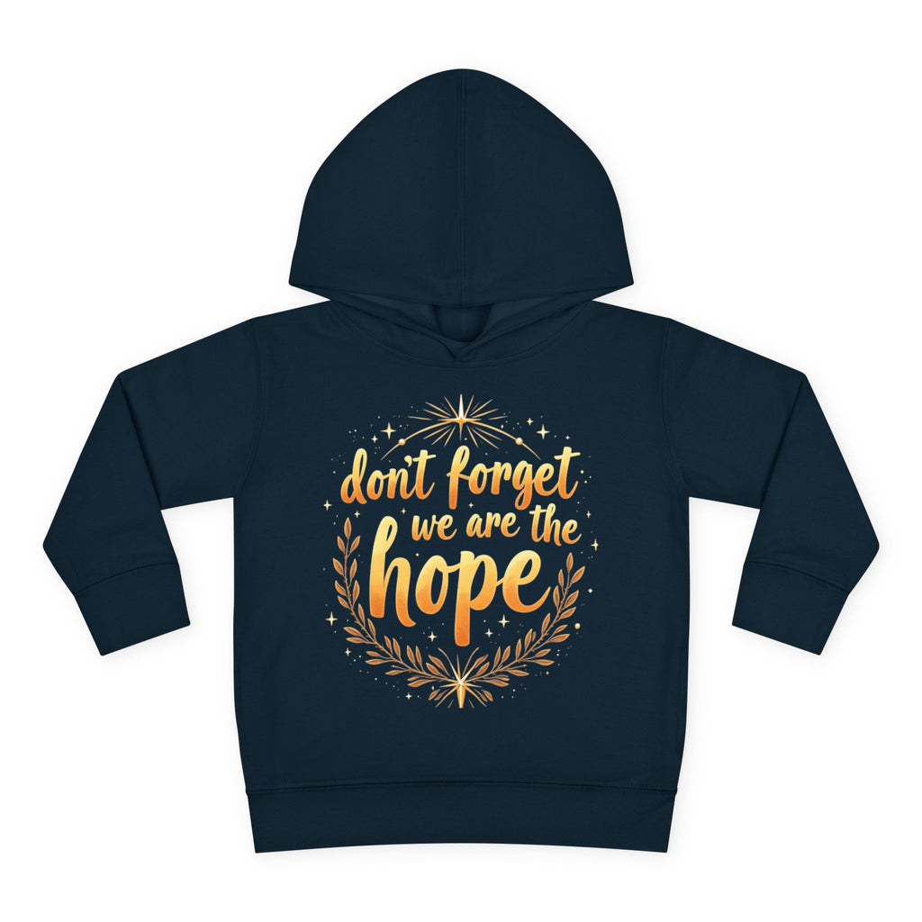Hopeful Toddler Pullover Fleece Hoodie, Cute Youth Sweatshirt, Inspirational Kids Gear, Cozy Children’s Apparel, Perfect Gift for Birthdays