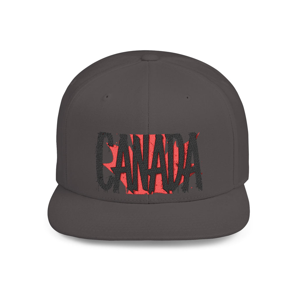 Canada Flat Bill Snapback Cap, Trendy Canada Hat, Stylish Gift, casquette