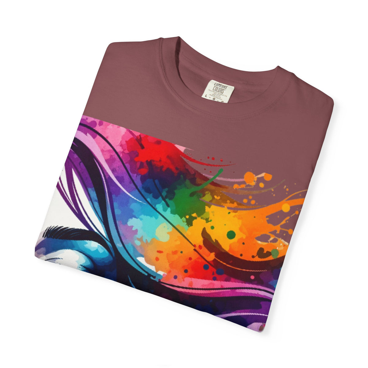 Vibrant Artistic T-Shirt for Creative Souls, Unisex Graphic Tee, Colorful Art Apparel, Perfect Gift for Art Lovers, Summer Fashion