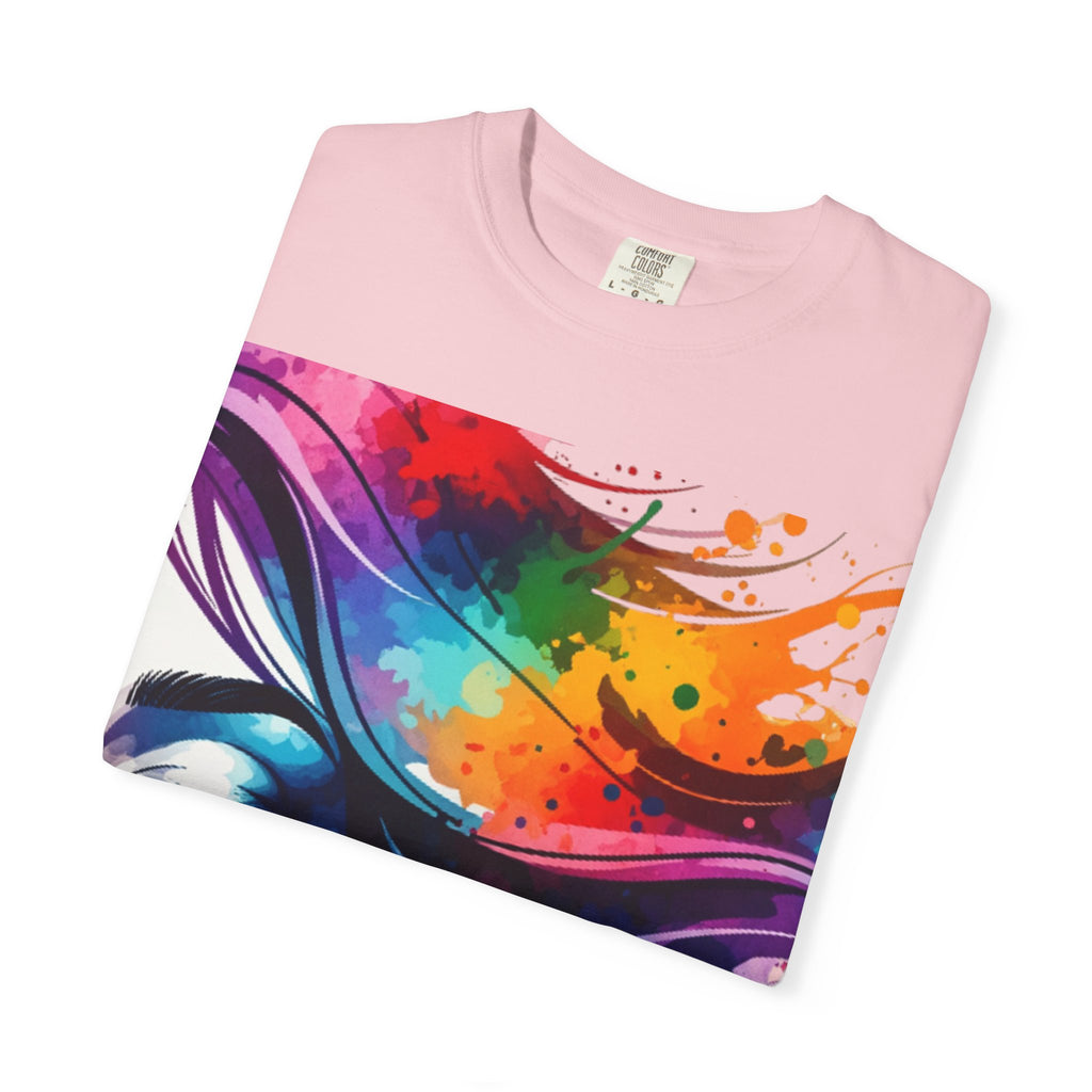 Vibrant Artistic T-Shirt for Creative Souls, Unisex Graphic Tee, Colorful Art Apparel, Perfect Gift for Art Lovers, Summer Fashion