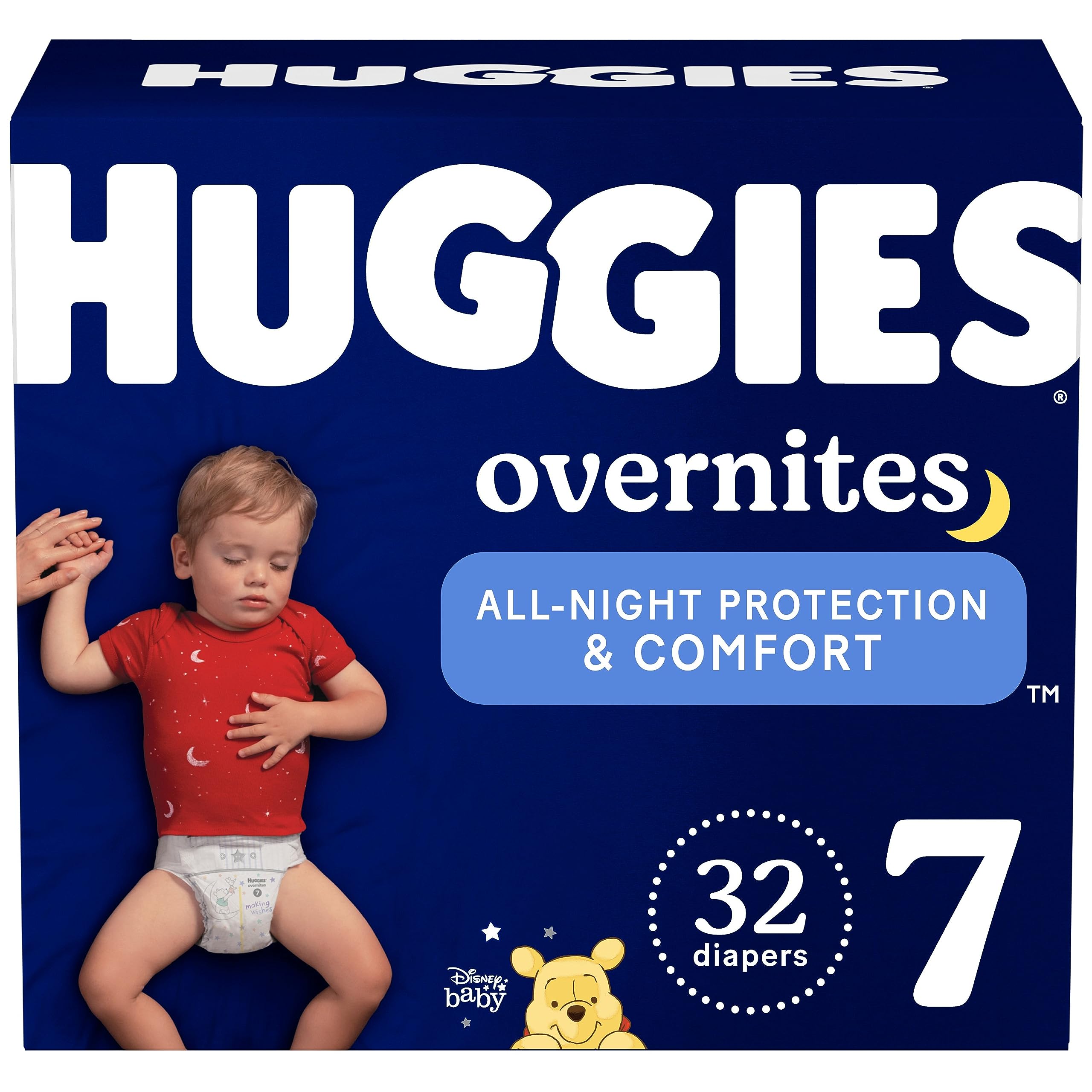 Huggies Overnites Size 4 Overnight Diapers (22-37 lbs), 58 Ct