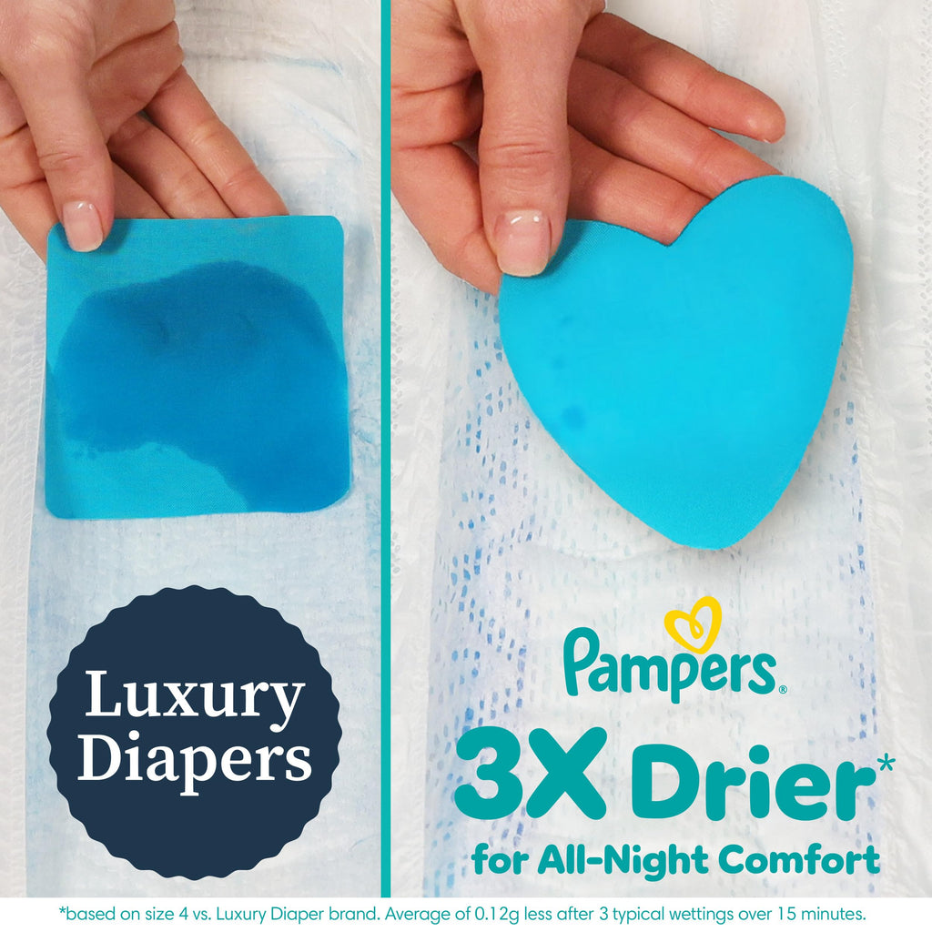 Pampers Swaddlers Diapers, Size 4 (15-34 lbs), 150 Count, Absorbent, Keeps Baby Dry and Comfortable, Skin Safe Disposable Baby Diaper