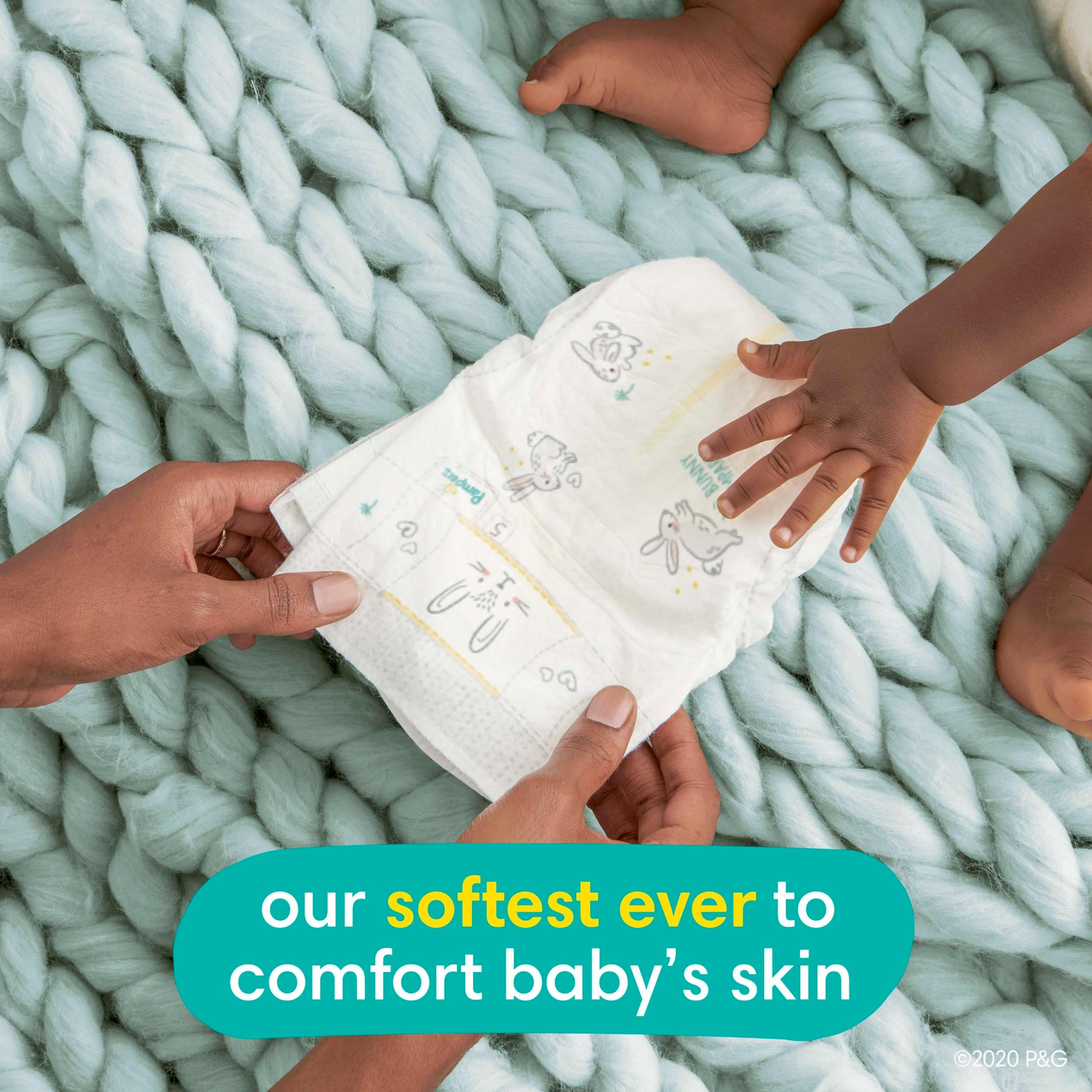 Pampers Swaddlers Diapers, Size 4 (15-34 lbs), 150 Count, Absorbent, Keeps Baby Dry and Comfortable, Skin Safe Disposable Baby Diaper