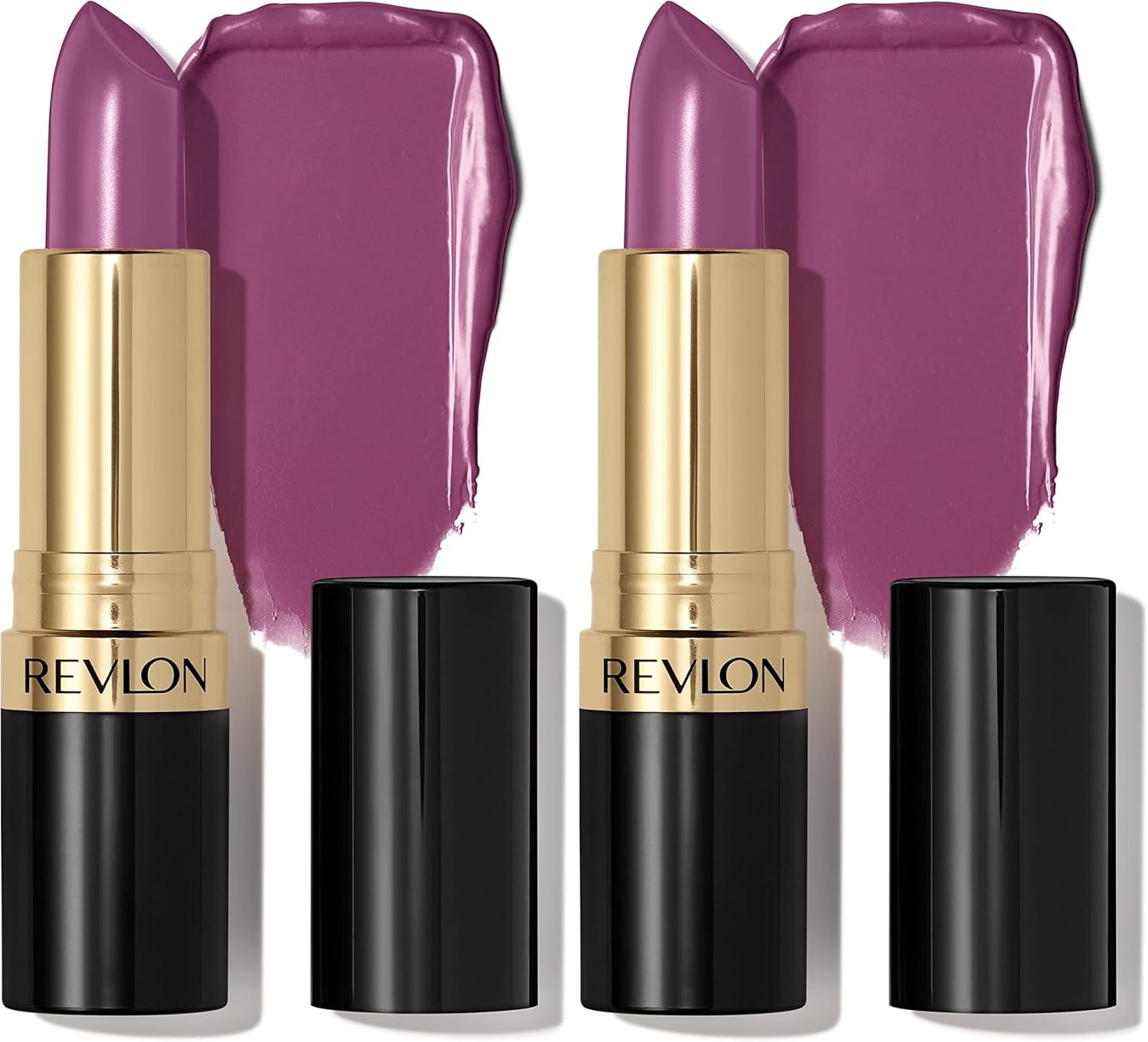 REVLON Lipstick, Super Lustrous Lipstick, Creamy Formula For Soft, Fuller-Looking Lips, Moisturized Feel, 755 Bare It All, 0.15 oz