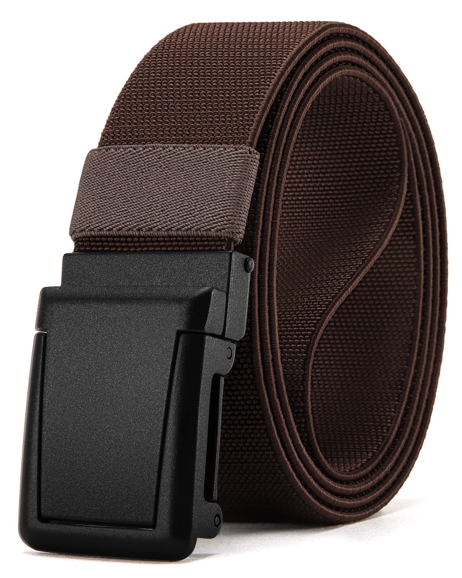 CHAOREN Tactical Belt Men - 1.5" Work Belt Nylon Stretch with Quick Release Zinc Alloy Buckle for Military Casual Jeans
