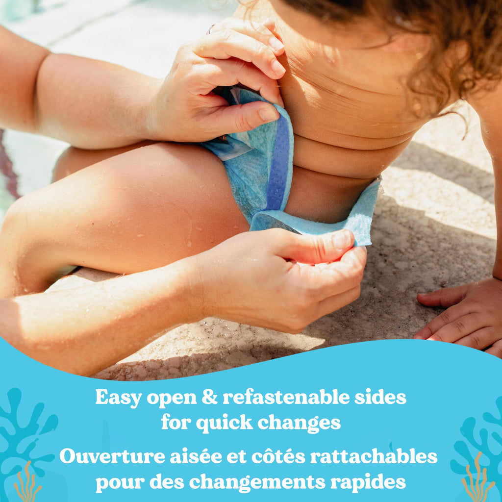 HUGGIES Swim Diapers, Size 5-6 Large, Huggies Little Swimmers Disposable Swimpants, 17 ct ( Packaging may vary )