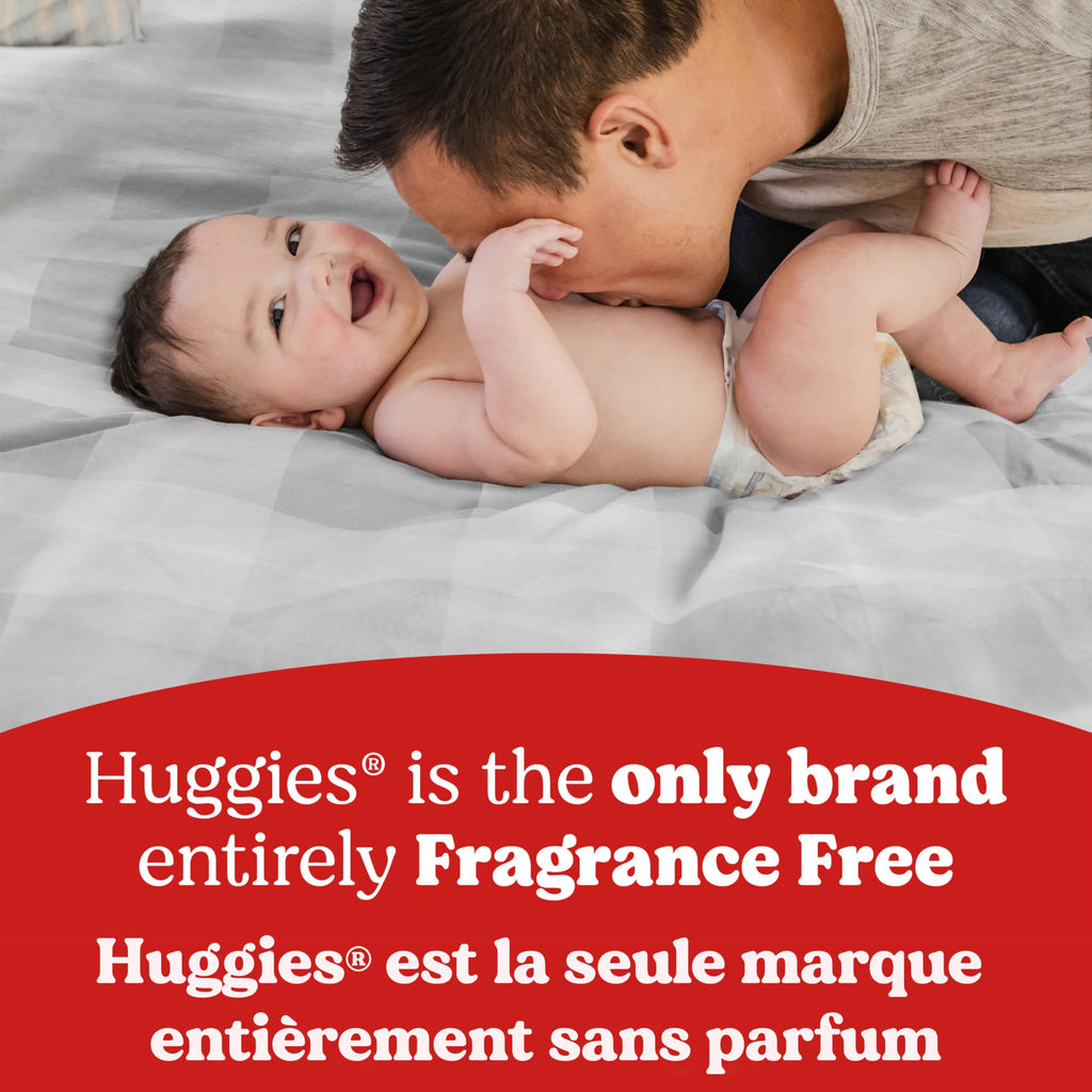 HUGGIES Newborn Diapers - HUGGIES Little Snugglers Disposable Baby Diapers, 84ct, Giga Pack