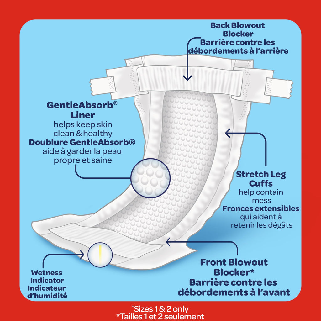HUGGIES Newborn Diapers - HUGGIES Little Snugglers Disposable Baby Diapers, 84ct, Giga Pack