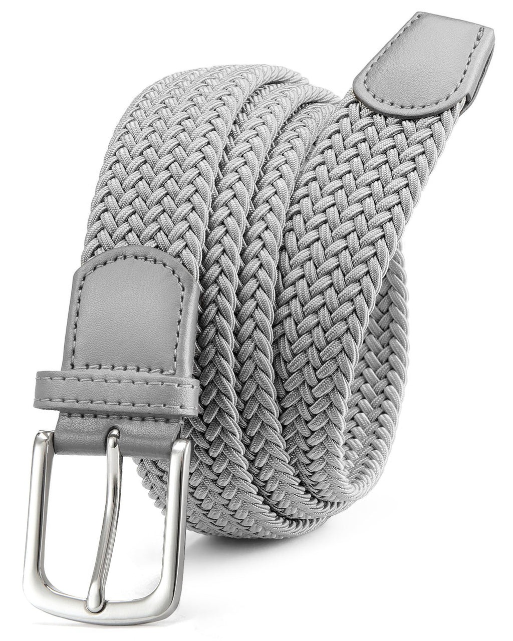 CHAOREN Mens Belt - Elastic Braided Stretch Golf Belts for Men 1 3/8"- Suit for Casual Jeans Pants