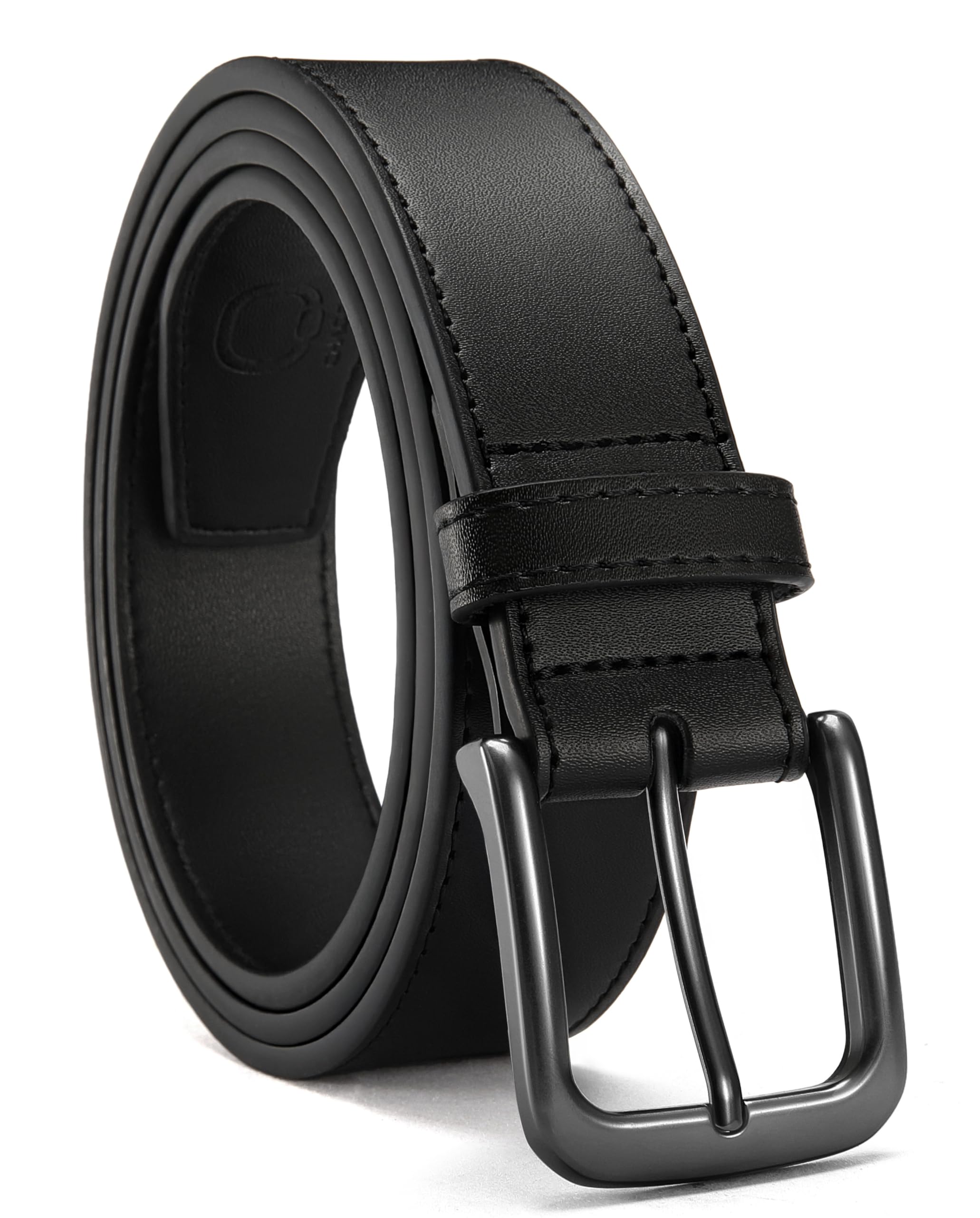 CHAOREN Mens Belts Leather - 35mm Genuine Leather Belts for Men - Ideal Match for Casual Jeans