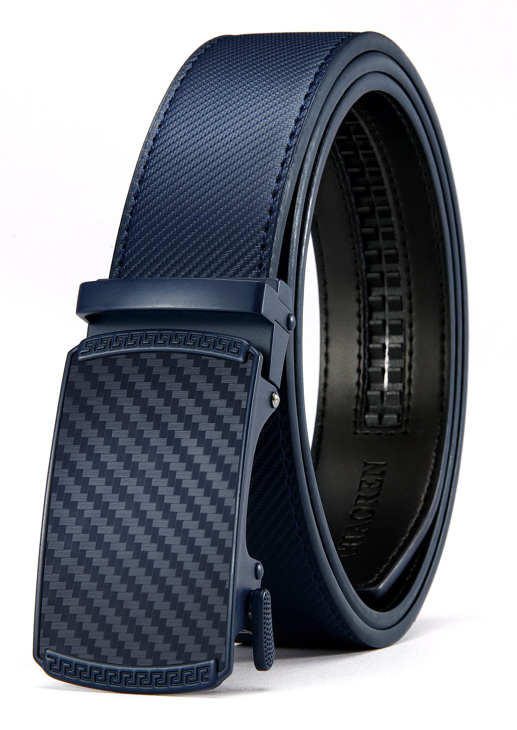 CHAOREN Mens Belt Leather Belts for Men Ratchet Belt, Customizable Fit (35mm)