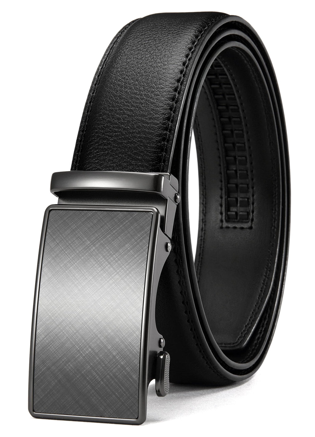 CHAOREN Ratchet Belts Men, 1 3/8" Mens Belts Leather for Dress, Micro Adjustable Fit Everywhere