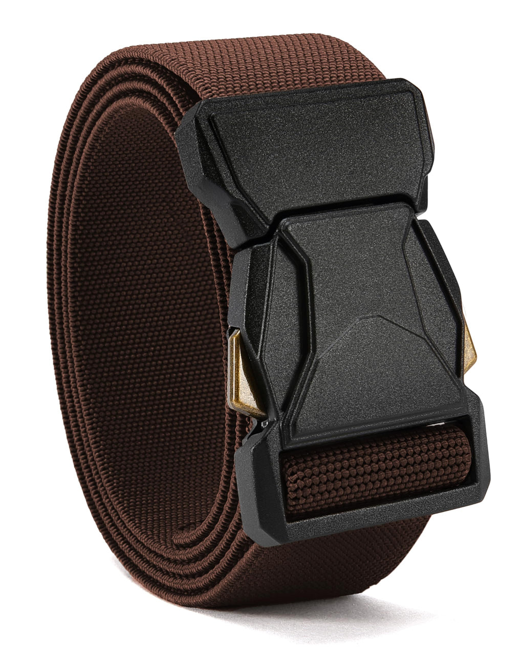 CHAOREN Tactical Belt Men - 1.5" Nylon Stretch Military Mens Belt - Quick Release for Work Heavy Duty