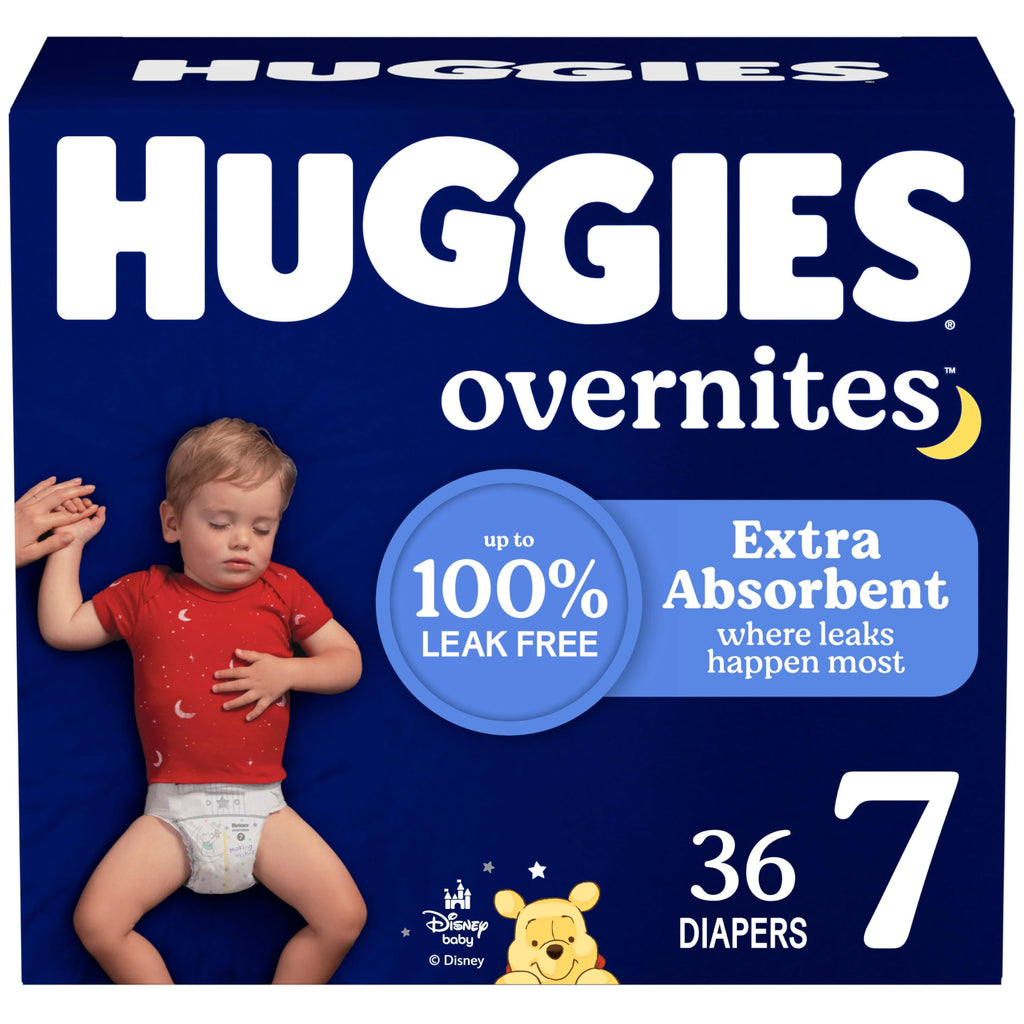 Huggies Overnites Size 4 Overnight Diapers (22-37 lbs), 58 Ct