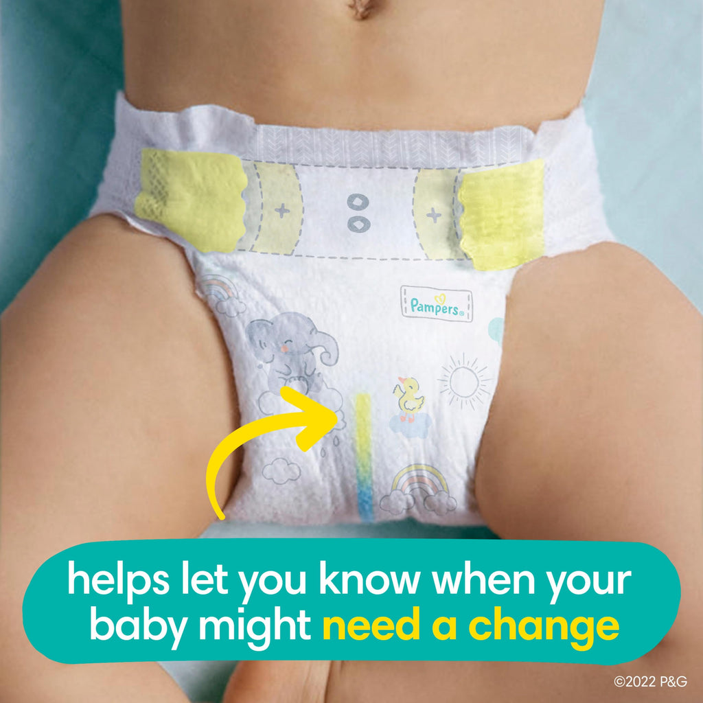 Pampers Swaddlers Diapers, Size 4 (15-34 lbs), 150 Count, Absorbent, Keeps Baby Dry and Comfortable, Skin Safe Disposable Baby Diaper