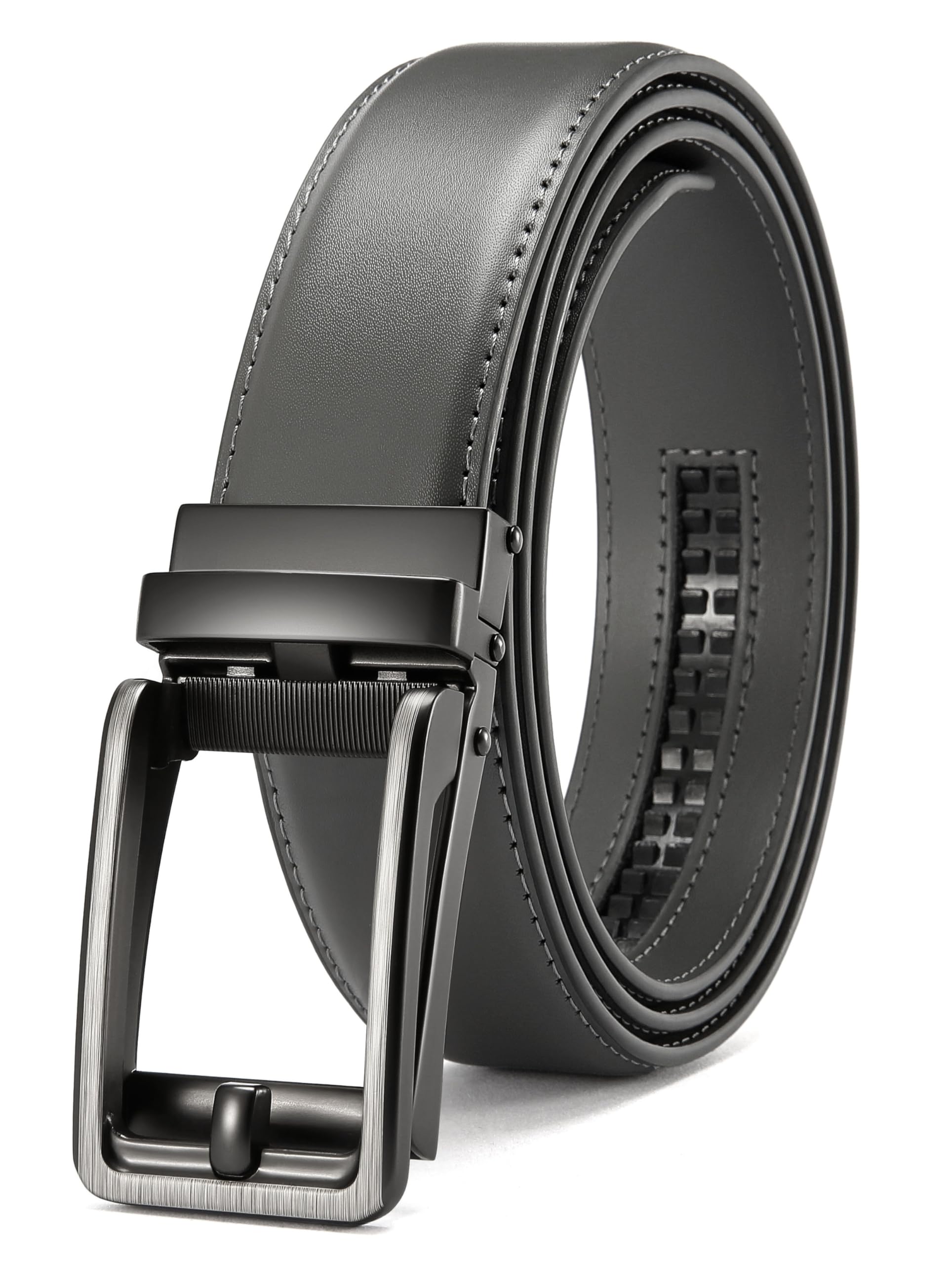 CHAOREN Ratchet Belts Men, 1 3/8" Mens Belts Leather Buckley Belt, Perfect Companion to Men's Oxfords
