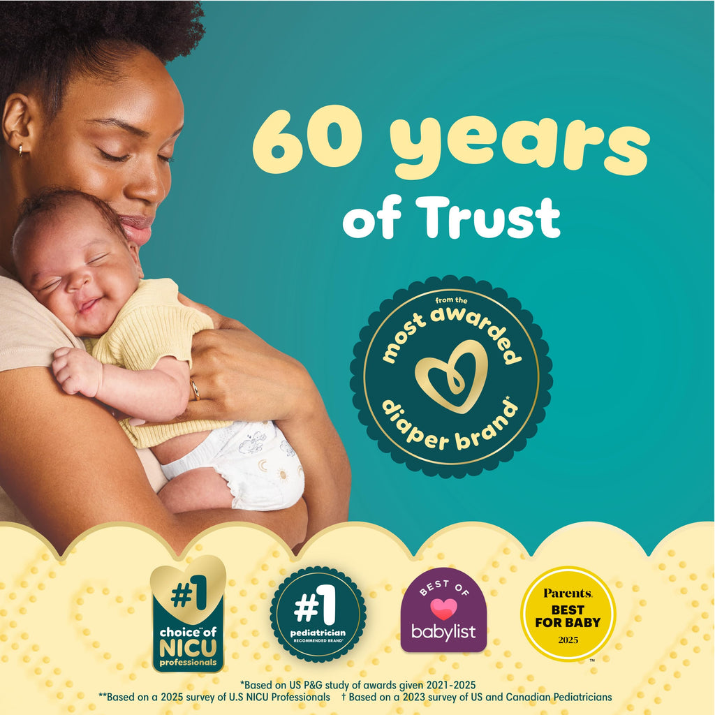 Pampers, Swaddlers Diapers, Ultra Absorbent Disposable Infant Diaper, Size 5 (12.25+ kg), 100 Count
