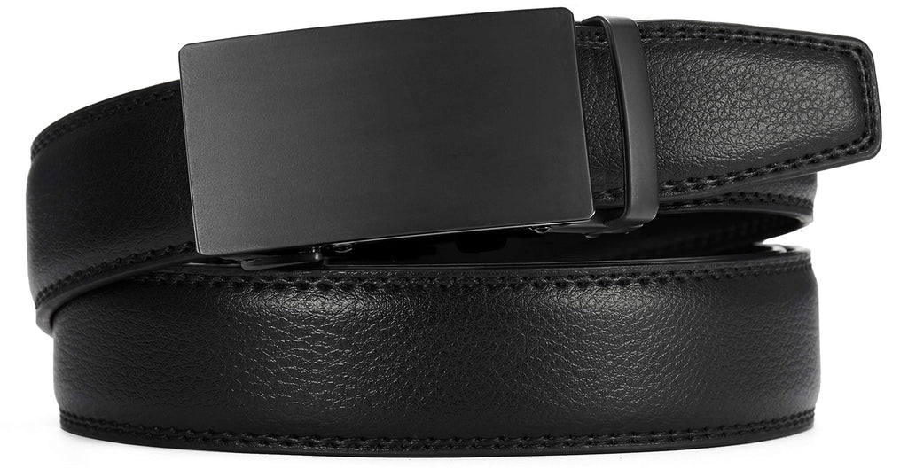 CHAOREN Ratchet Belts Men, 1 3/8" Mens Belts Leather for Dress, Micro Adjustable Fit Everywhere