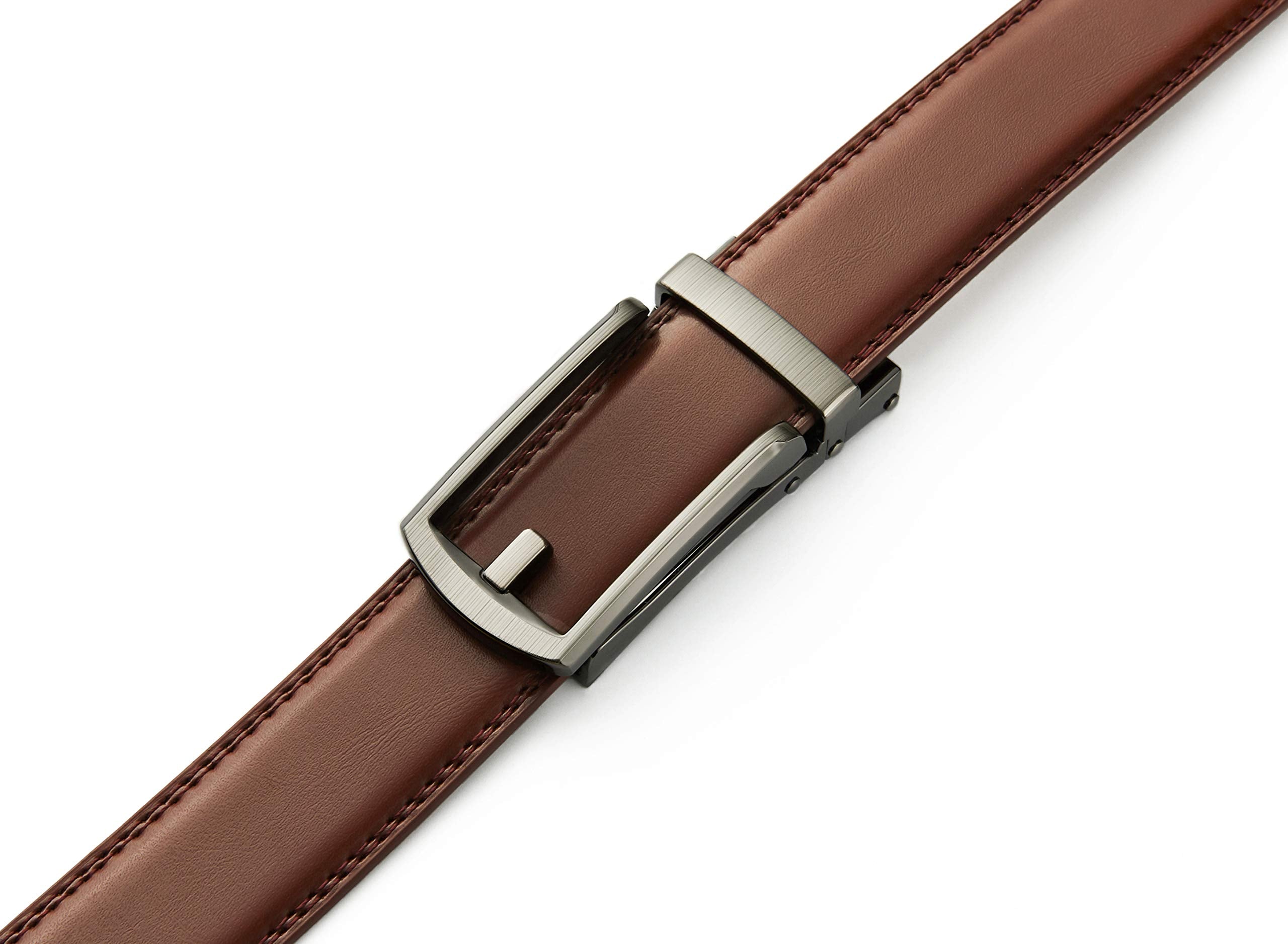 CHAOREN Ratchet Belts Men Buckley Belt, 1 1/4" Mens Belts Leather Dress Belt, Companion to Formal Suit