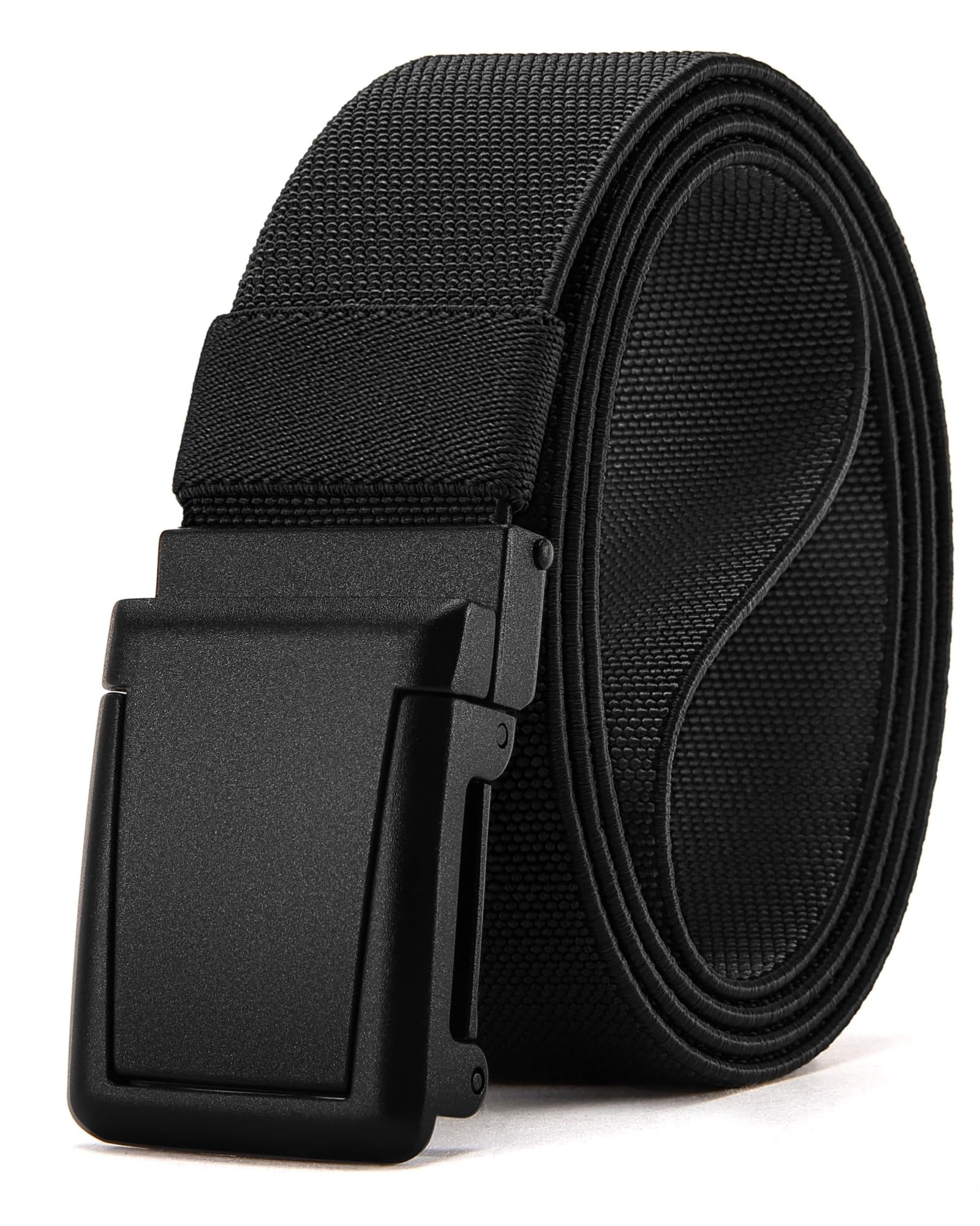 CHAOREN Tactical Belt Men - 1.5" Work Belt Nylon Stretch with Quick Release Zinc Alloy Buckle for Military Casual Jeans