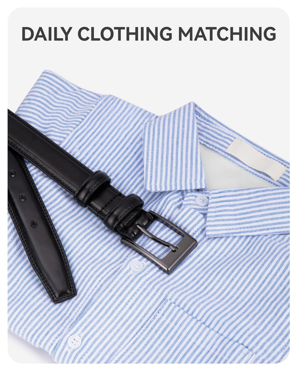 CHAOREN Kids Belt - 1 1/8" Leather Boys Belt for Dress - Perfect Companion to Youth Formal Outfit