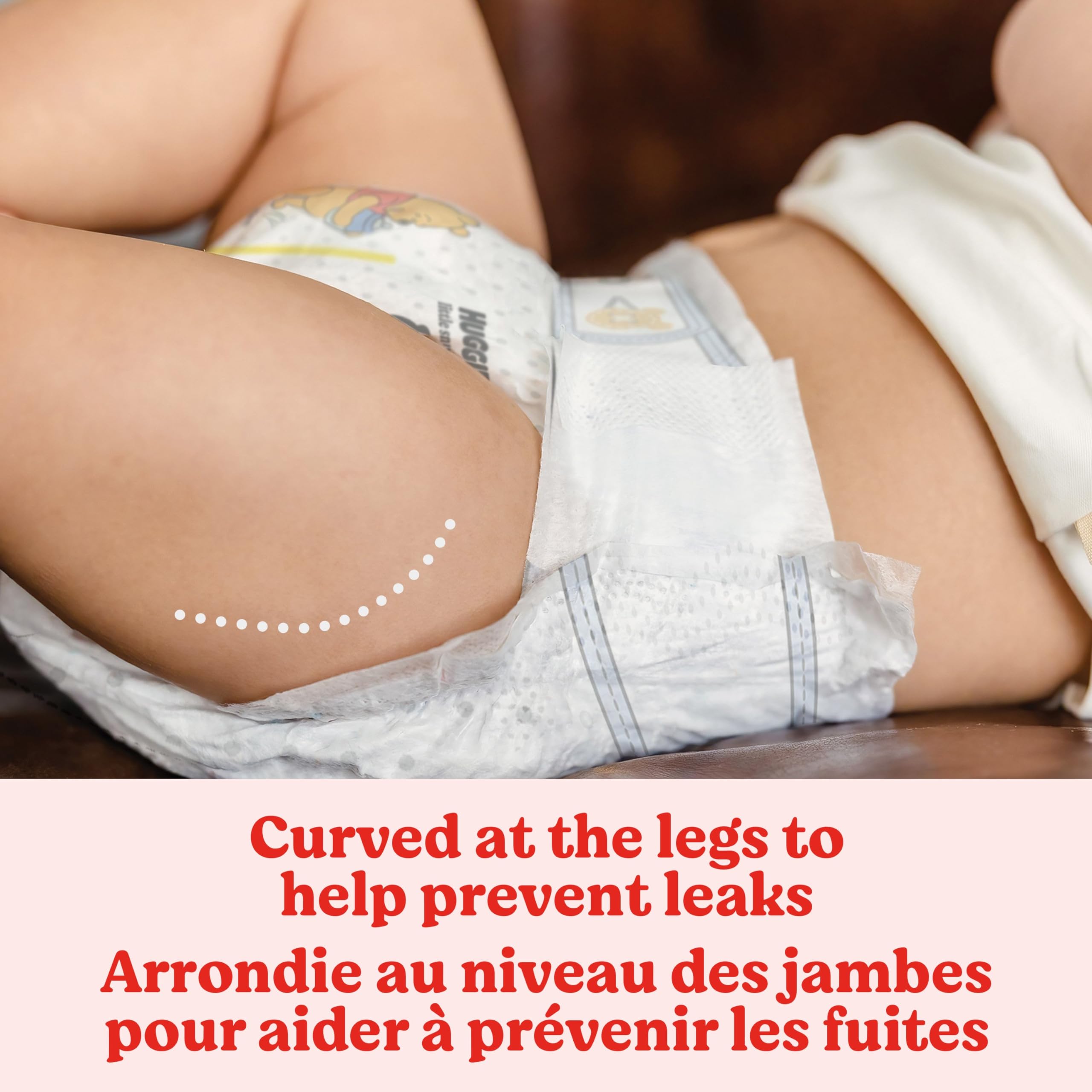 HUGGIES Newborn Diapers - HUGGIES Little Snugglers Disposable Baby Diapers, 84ct, Giga Pack
