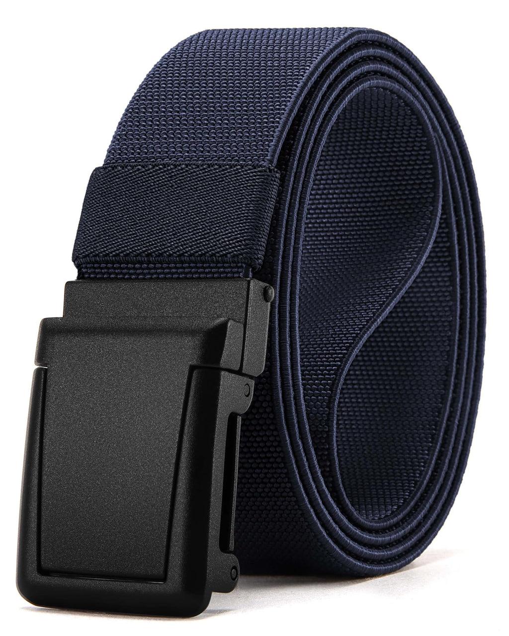CHAOREN Tactical Belt Men - 1.5" Work Belt Nylon Stretch with Quick Release Zinc Alloy Buckle for Military Casual Jeans