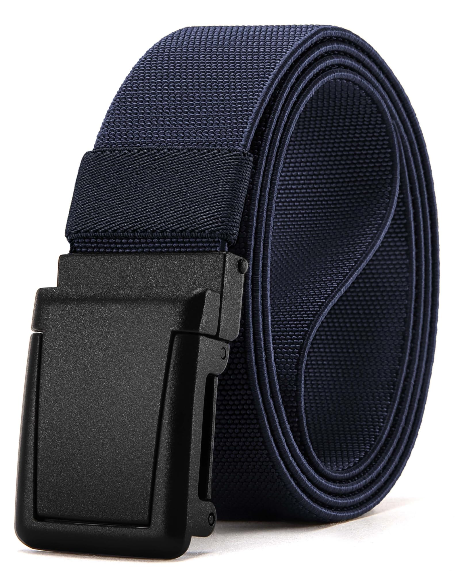 CHAOREN Tactical Belt Men - 1.5" Work Belt Nylon Stretch with Quick Release Zinc Alloy Buckle for Military Casual Jeans