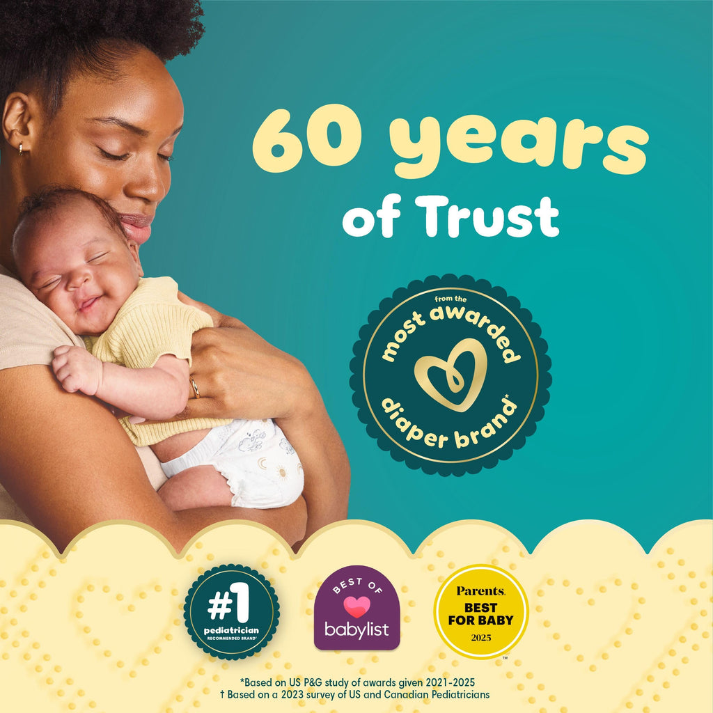 Pampers, Swaddlers Diapers, Ultra Absorbent Disposable Infant Diaper, Size 5 (12.25+ kg), 100 Count