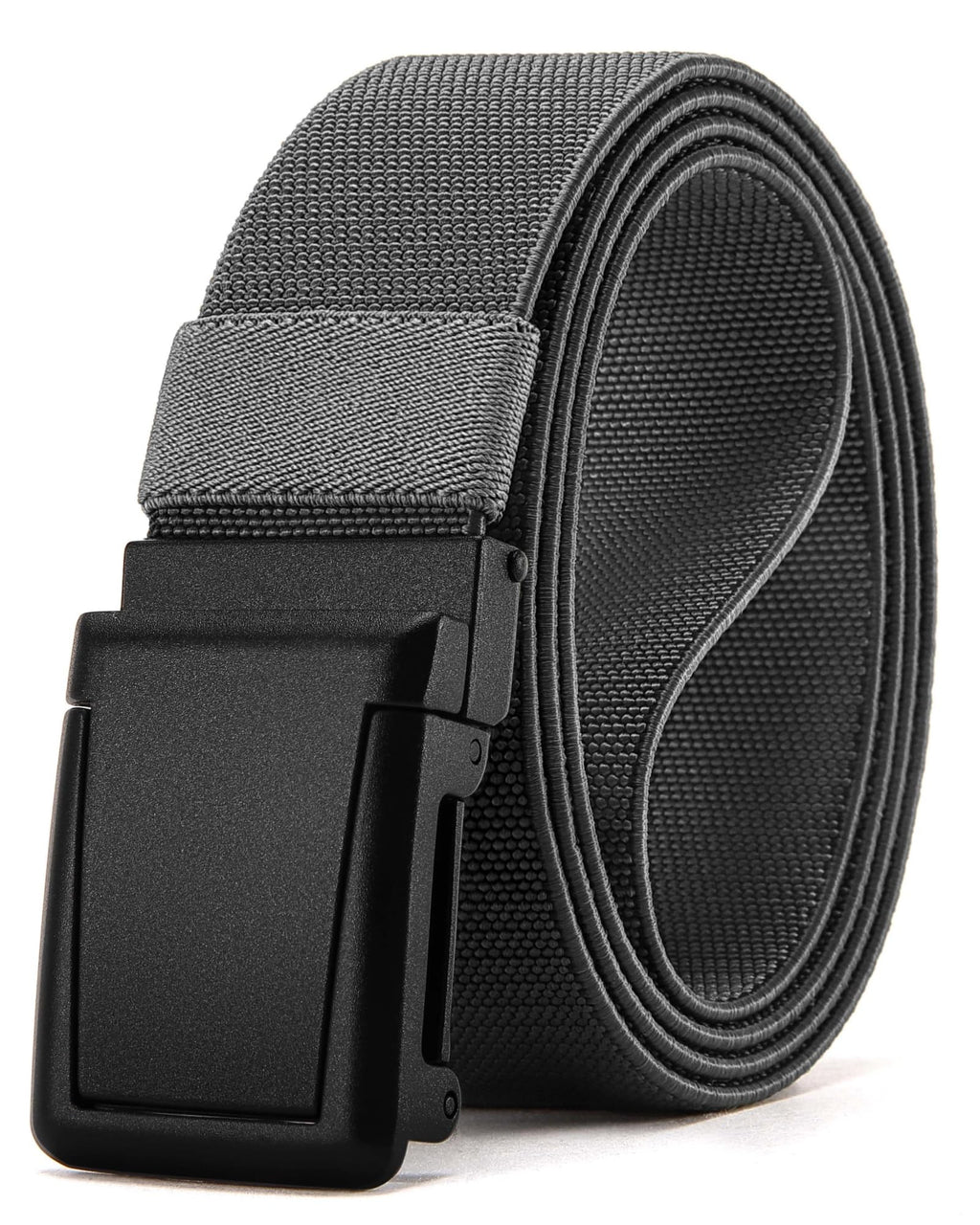 CHAOREN Tactical Belt Men - 1.5" Work Belt Nylon Stretch with Quick Release Zinc Alloy Buckle for Military Casual Jeans
