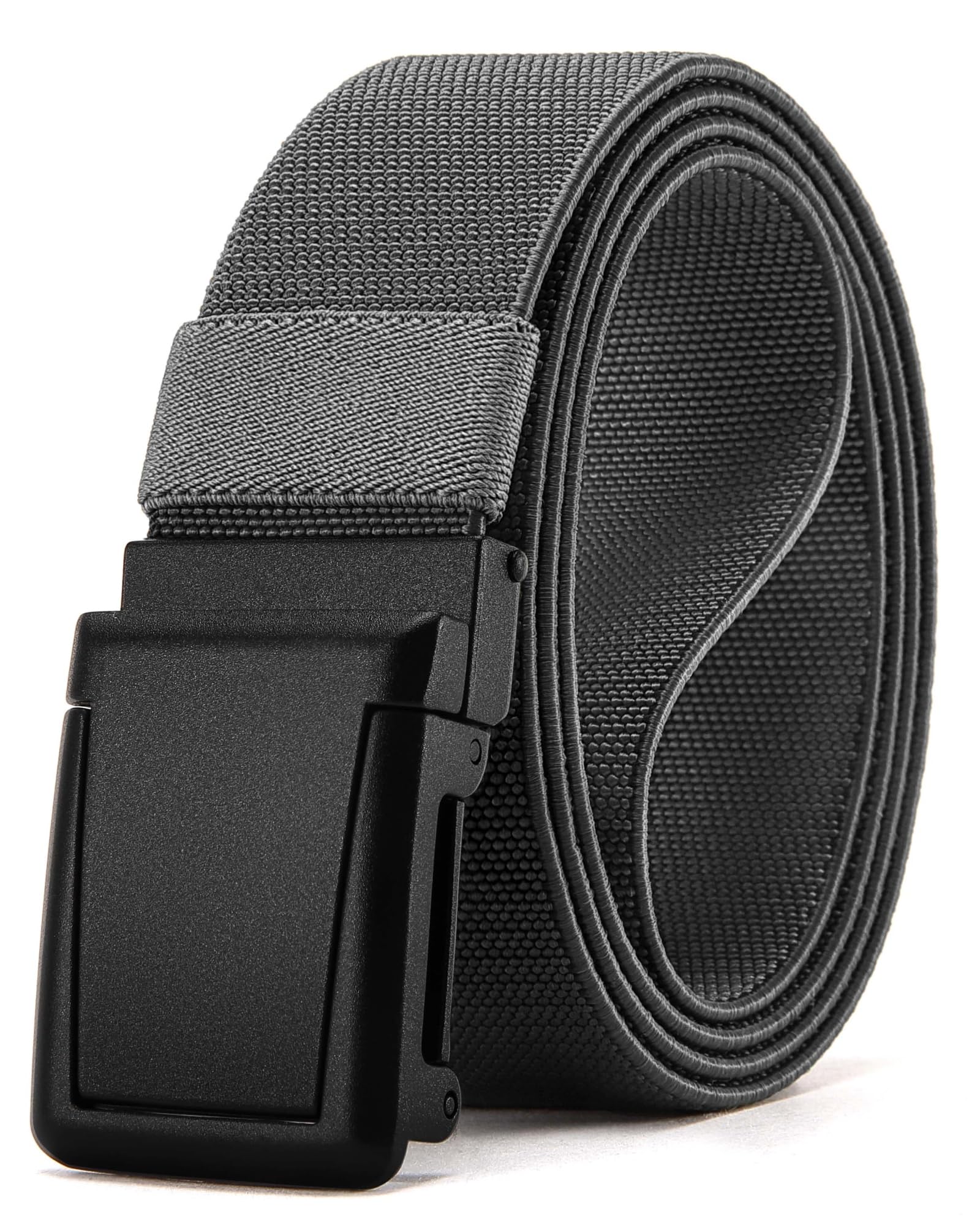 CHAOREN Tactical Belt Men - 1.5" Work Belt Nylon Stretch with Quick Release Zinc Alloy Buckle for Military Casual Jeans