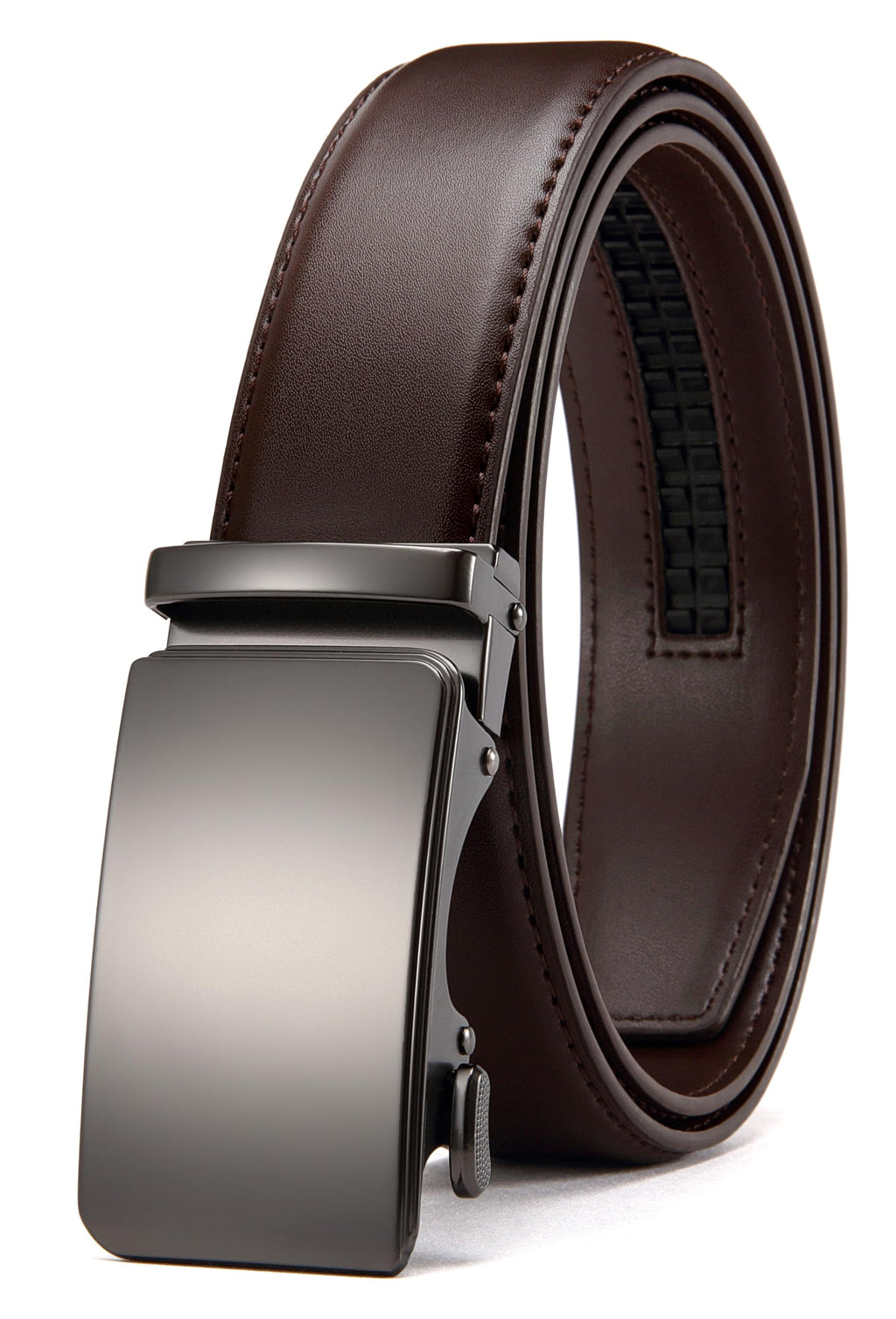 CHAOREN Ratchet Belts Men, 1 3/8" Mens Belts Leather for Dress, Micro Adjustable Fit Everywhere