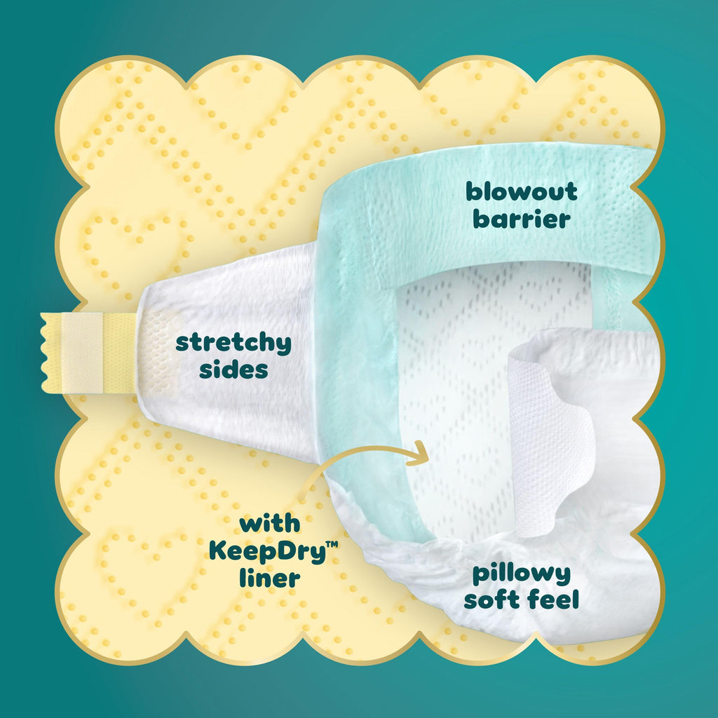 Pampers, Swaddlers Diapers, Ultra Absorbent Disposable Infant Diaper, Size 5 (12.25+ kg), 100 Count