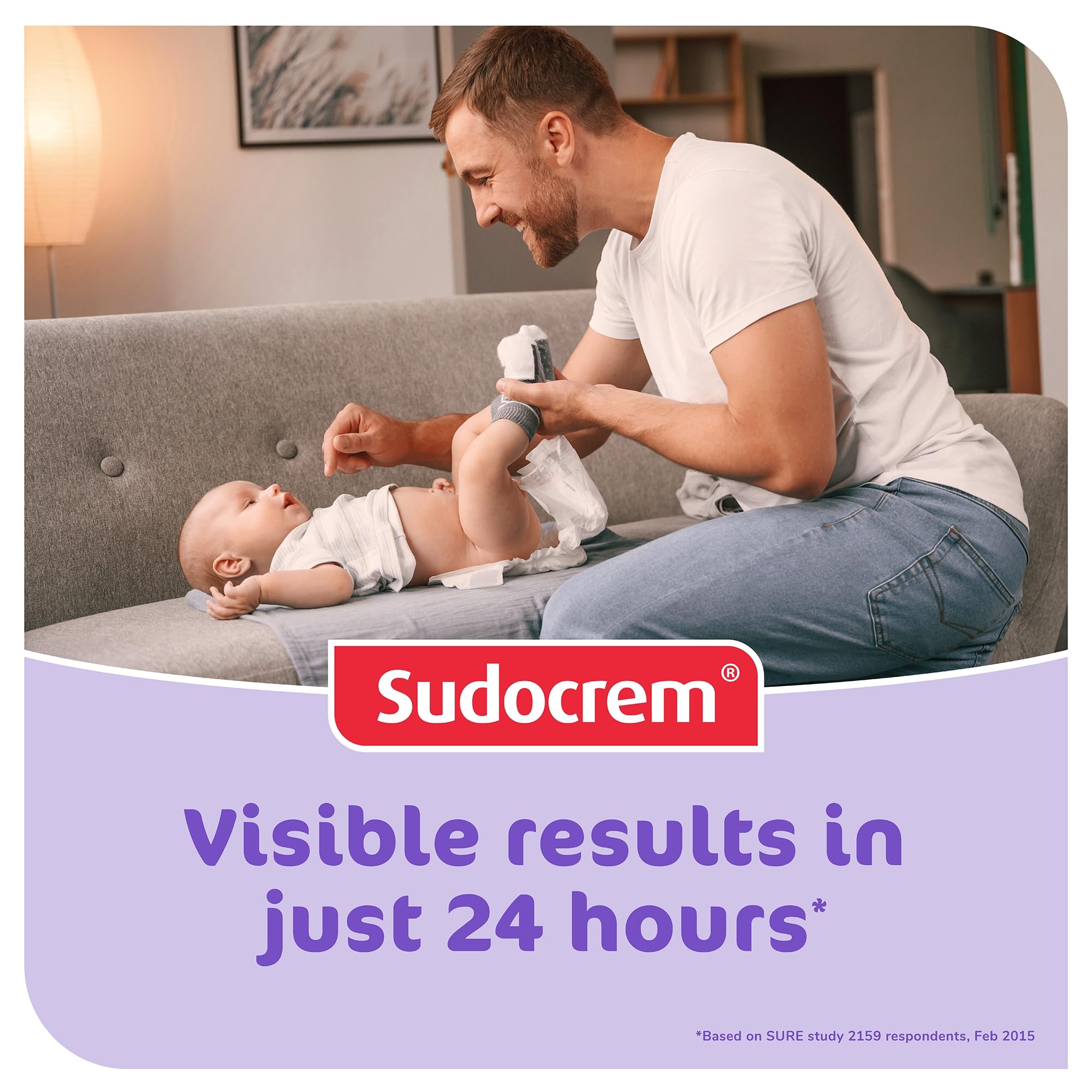 Sudocrem - Diaper Rash Cream for Baby, Soothes, Heals, and Protects, Relief and Treatment of Diaper Rash, Zinc Oxide Cream - 250g