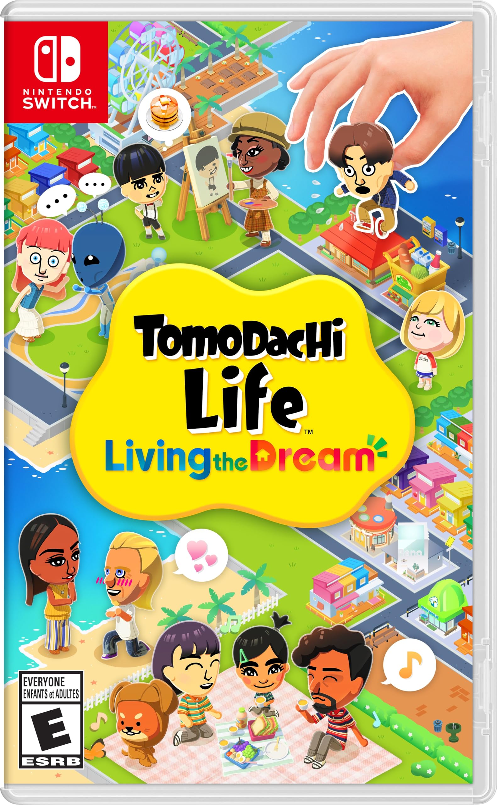 Boîtier jeu Nintendo Switch « Tomodachi Life™ : Vivre le rêve » (édition physique)