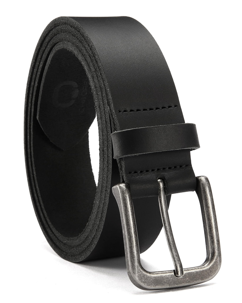 CHAOREN Mens Belts Leather - 35mm Genuine Leather Belts for Men - Ideal Match for Casual Jeans