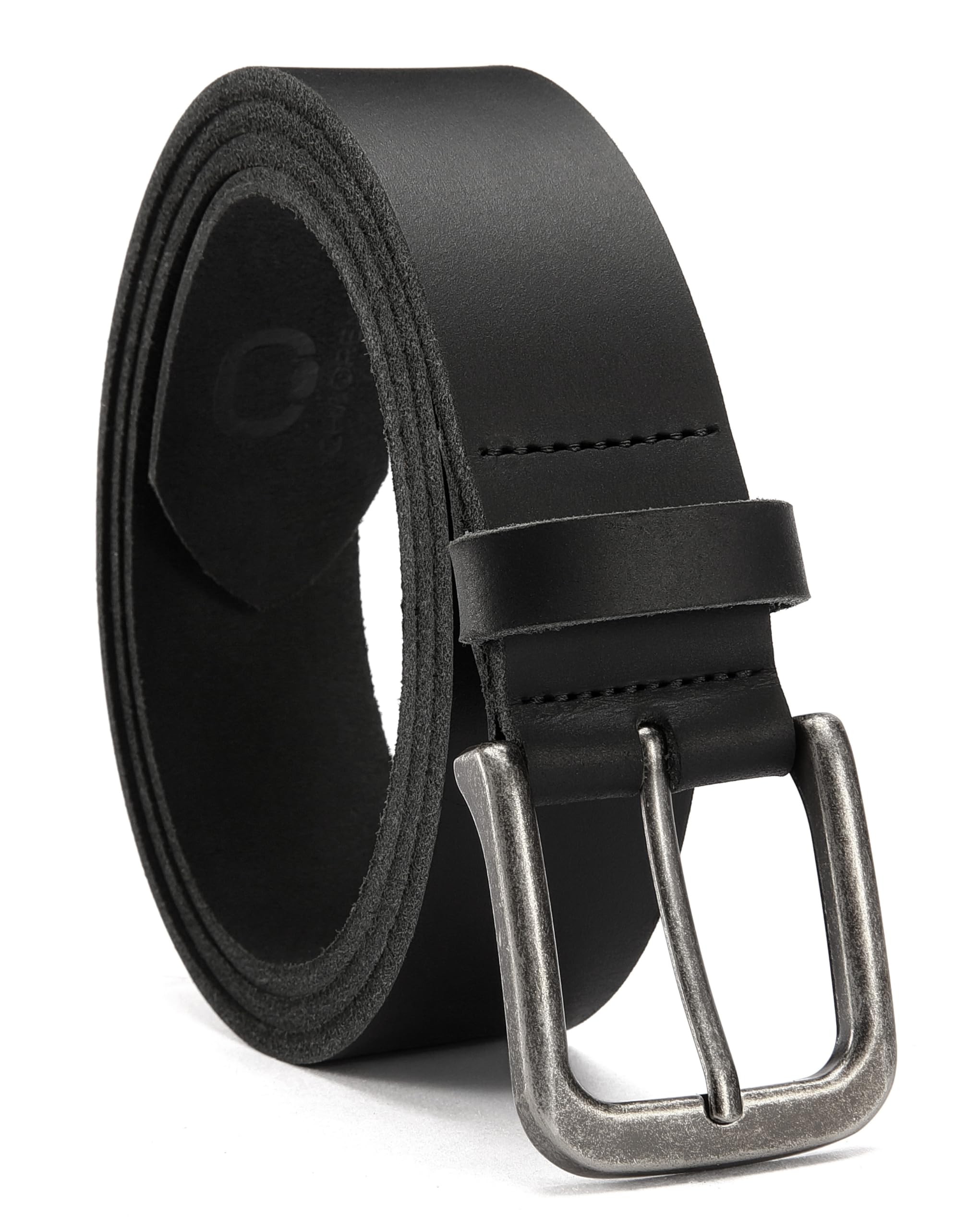 CHAOREN Mens Belts Leather - 35mm Genuine Leather Belts for Men - Ideal Match for Casual Jeans