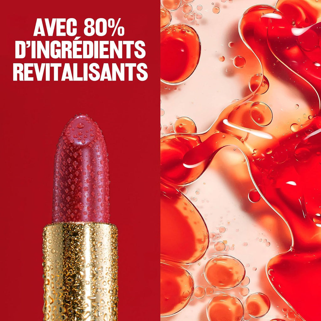 REVLON Lipstick, Super Lustrous Lipstick, Creamy Formula For Soft, Fuller-Looking Lips, Moisturized Feel, 755 Bare It All, 0.15 oz