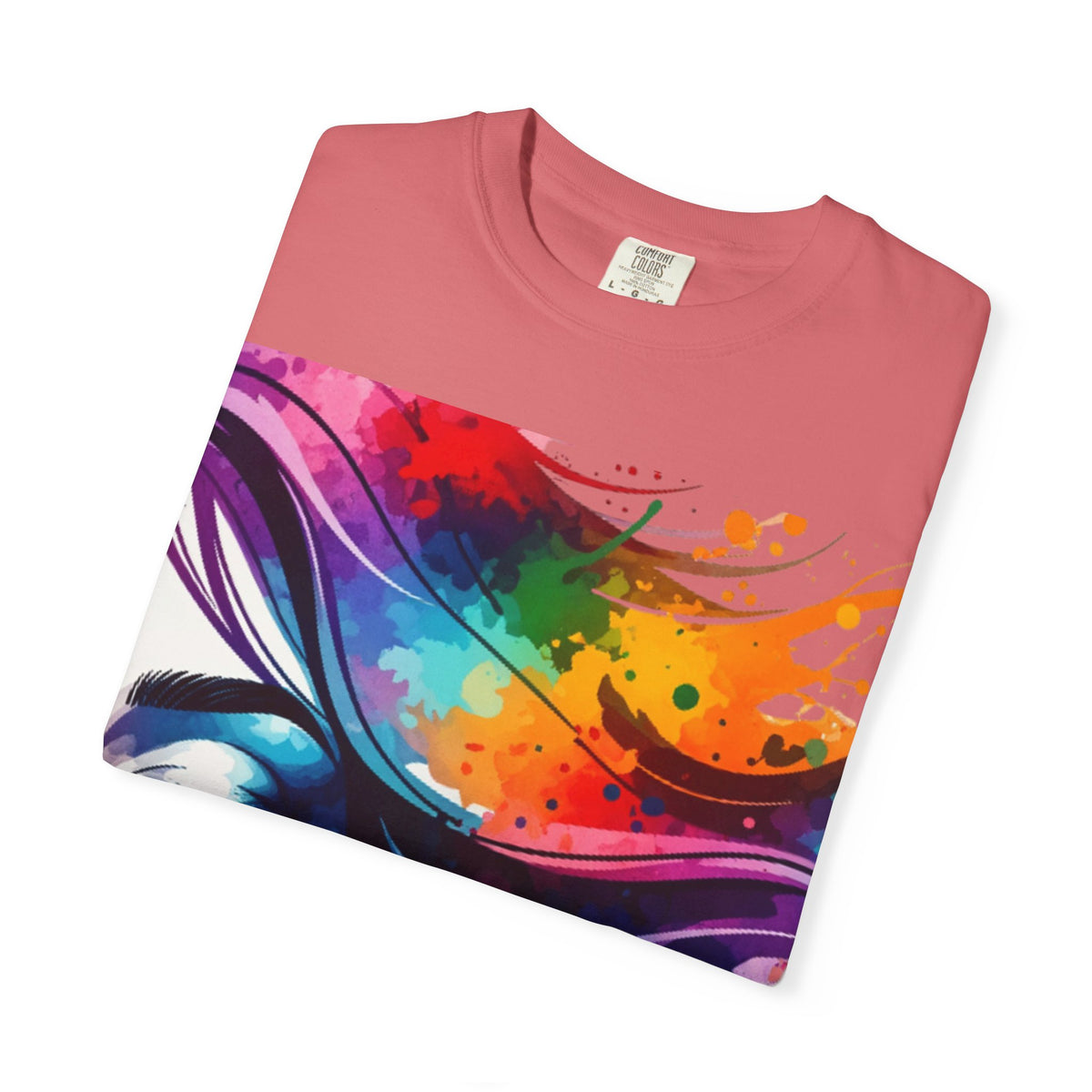 Vibrant Artistic T-Shirt for Creative Souls, Unisex Graphic Tee, Colorful Art Apparel, Perfect Gift for Art Lovers, Summer Fashion