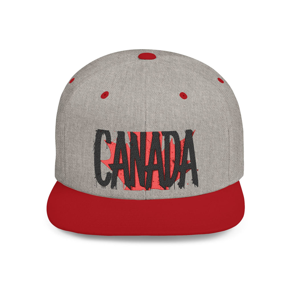 Canada Flat Bill Snapback Cap, Trendy Canada Hat, Stylish Gift, casquette