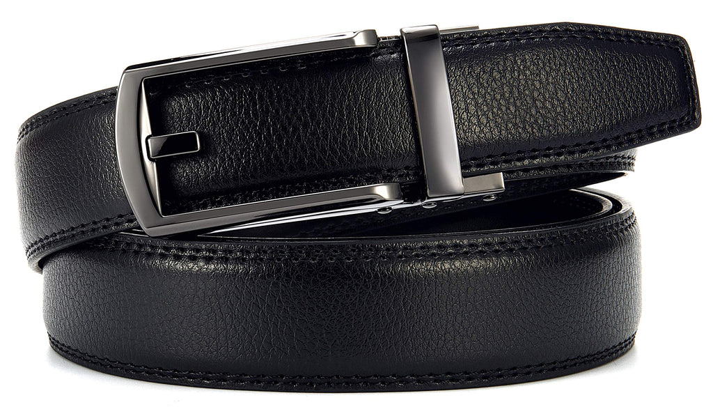 CHAOREN Ratchet Belts Men Buckley Belt, 1 1/4" Mens Belts Leather Dress Belt, Companion to Formal Suit