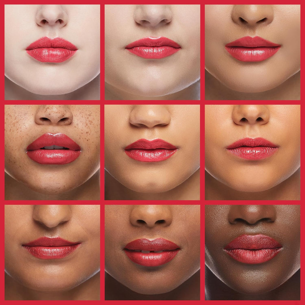 REVLON Lipstick, Super Lustrous Lipstick, Creamy Formula For Soft, Fuller-Looking Lips, Moisturized Feel, 755 Bare It All, 0.15 oz