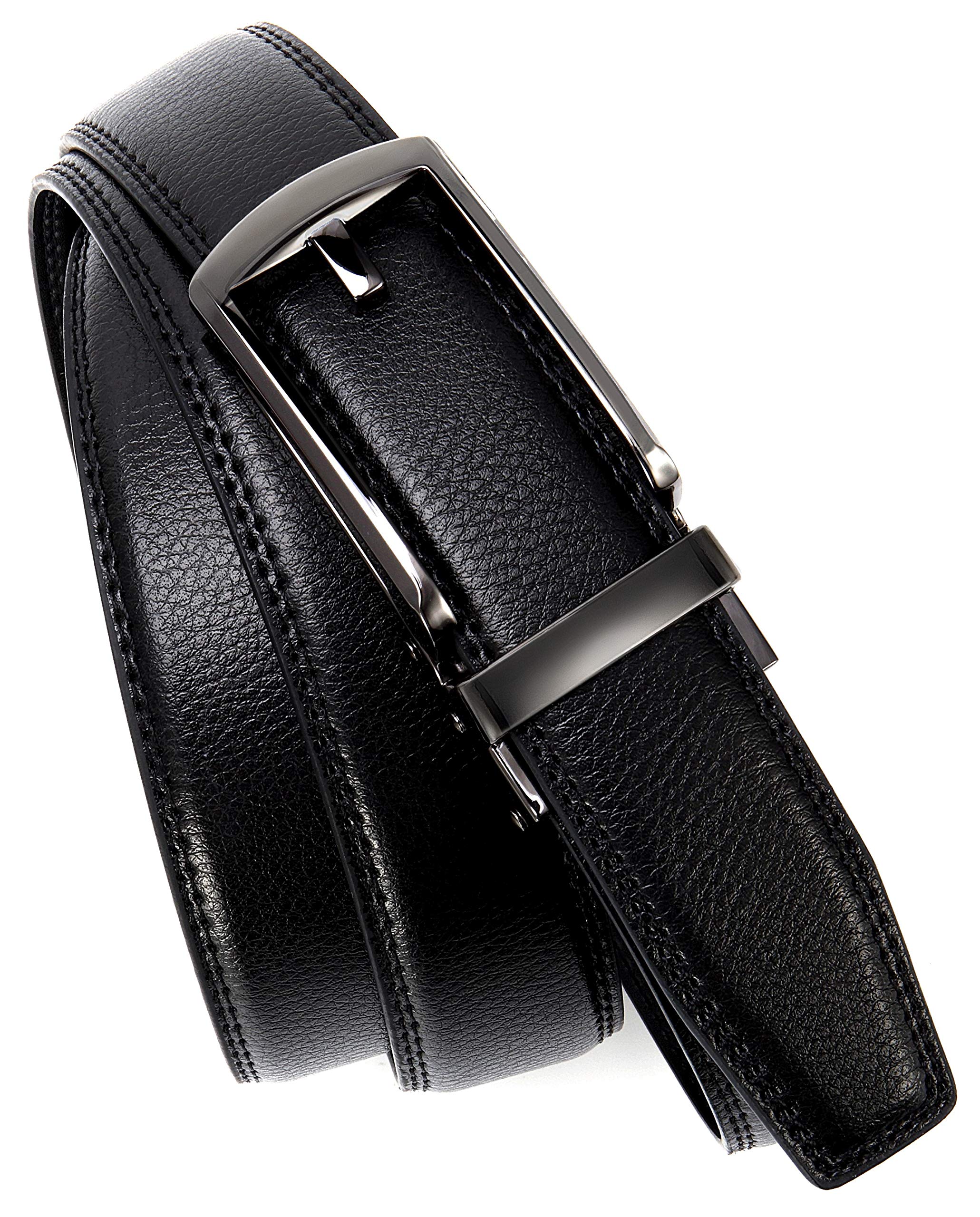 CHAOREN Ratchet Belts Men Buckley Belt, 1 1/4" Mens Belts Leather Dress Belt, Companion to Formal Suit