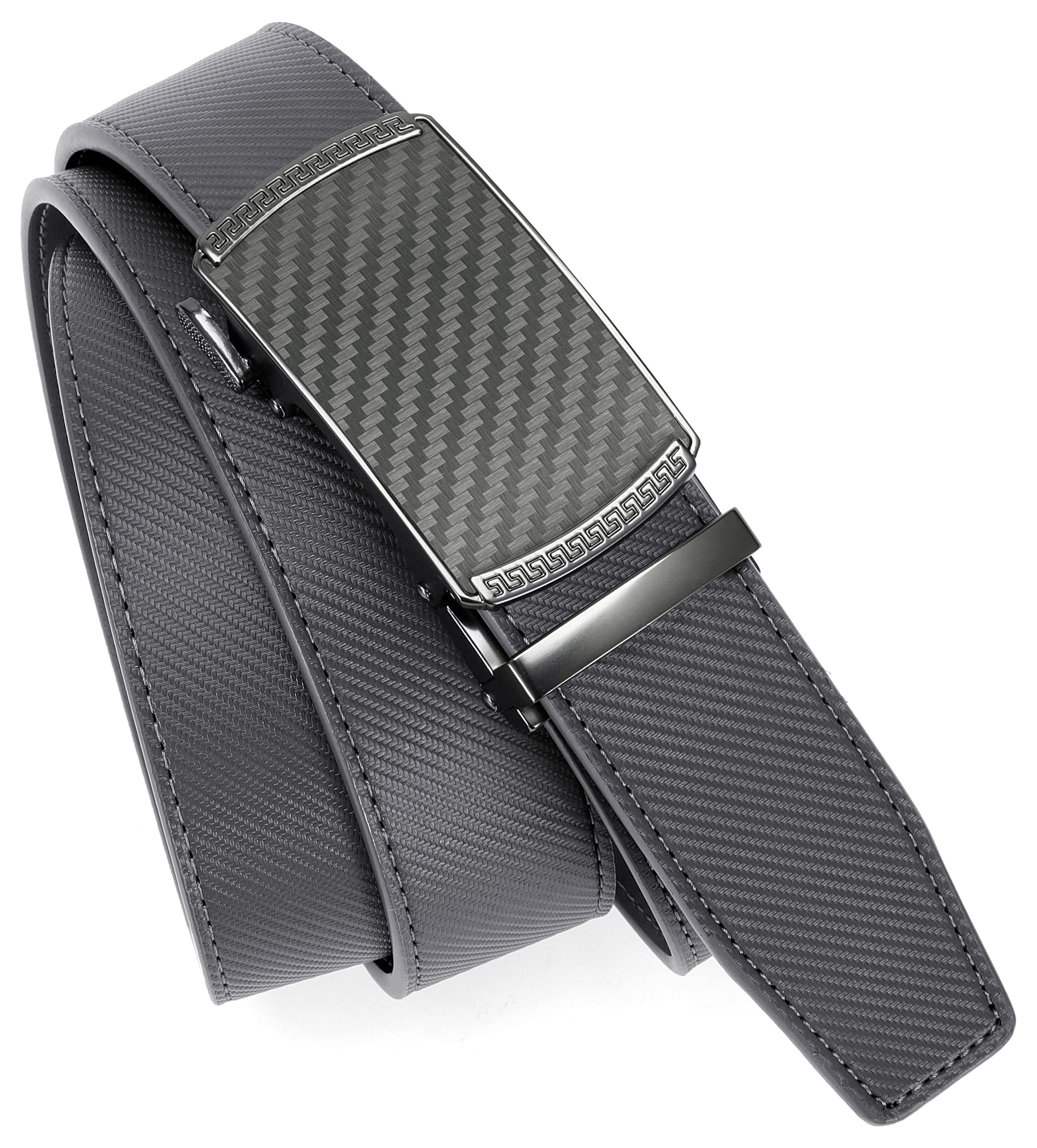 CHAOREN Mens Belt Leather Belts for Men Ratchet Belt, Customizable Fit (35mm)