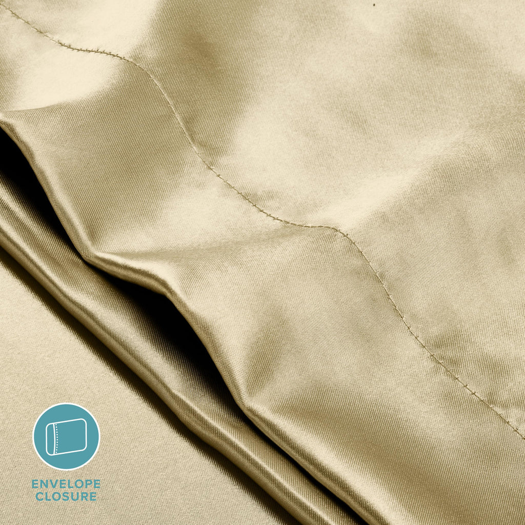 Bare Home 100% Mulberry Silk Pillowcase for Hair and Skin - Ultra Premium 6A Grade 19 Momme Silk Pillow Case - Hidden Zipper - Breathable Cooling Pillow Cover (Body, Silver)